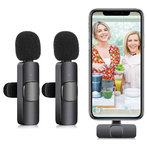 K9 Wireless Dual Microphone for Iphone and Android - Rainbow Gadget